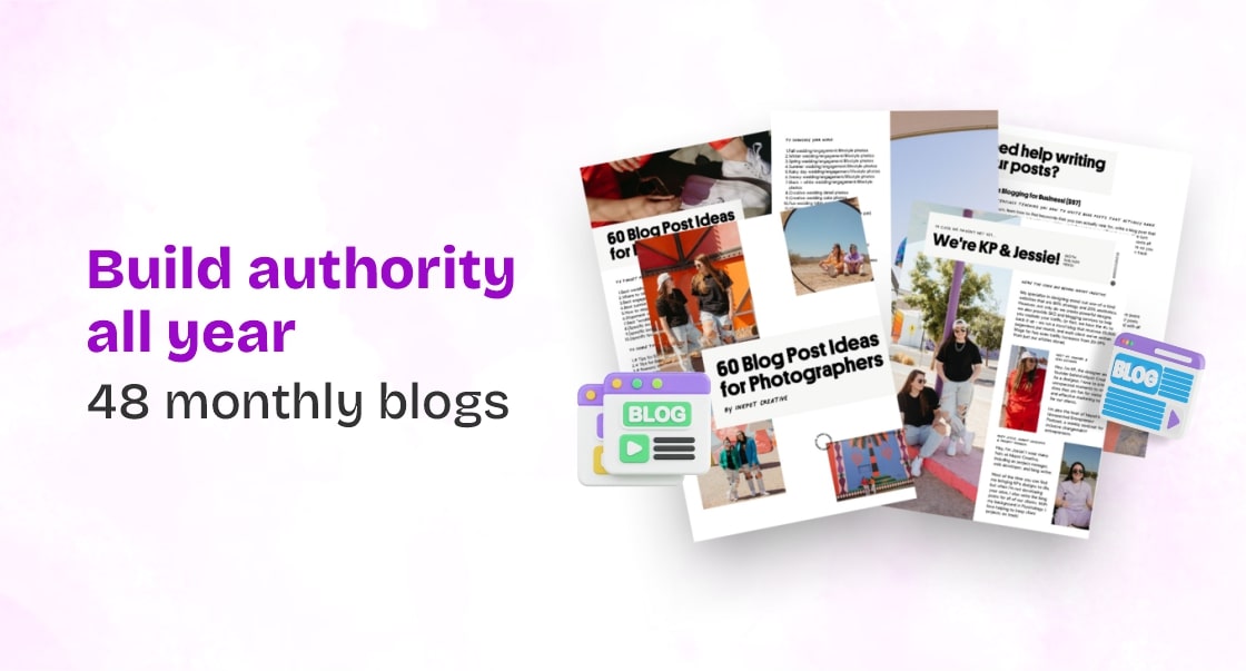 12mo Blog Pack (48 blogs)